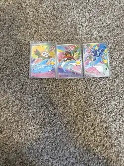 Pokemon 2026 First Partners Illustration Collection Promo Alola Starters - Image 1