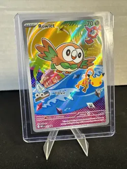 Rowlet MEP 043 Promo - Illustration Rare - Pokemon TCG: 30th Anniversary - NM - Image 1