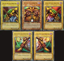 Yu-Gi-Oh! Exodia, Die Verbotene KOMPLETT Set LOB-G Ultra Rare [LP-GD] | DE 2002 - Image 1