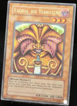 Yu-Gi-Oh! Exodia, Die Verbotene KOMPLETT Set LOB-G Ultra Rare [LP-GD] | DE 2002 - Image 4