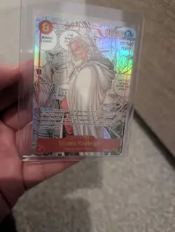 One Piece TCG OP08-118 SILVERS RAYLEIGH Parallel Manga Card 🔥 - Image 4