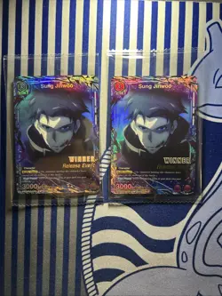 2X Union Arena Sung Jinwoo Release Event Winner Card Solo Leveling 016 Foil - Image 1