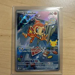 Pokemon Card Chimchar 041 30th Anniversary Promo Holo - Image 1