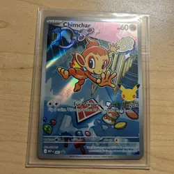 Pokemon Card Chimchar 041 30th Anniversary Promo Holo - Image 5