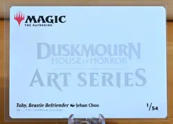 Magic: The Gathering: Toby, Beastie Befriender - 01/54 - Art Card-Duskmourn - NM - Image 2