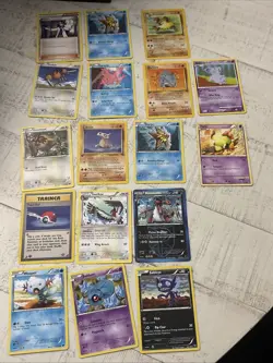 Pokemon Card Lot Mix . 17 Cards See Photos Nice Deal - Image 1