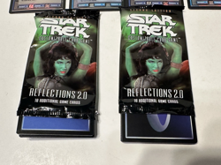 Star Trek CCG 2nd Edition - Reflections 2.0 - 2 opened Boosters w/add on cards - Image 3