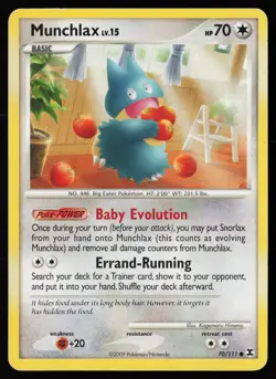 Munchlax #70 Rising Rivals Pokemon Card - Image 1
