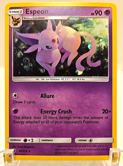 Espeon - 89/214 (Cosmos Holo) 089/214 Blister Exclusives LP Pokemon Card TCG - Image 1
