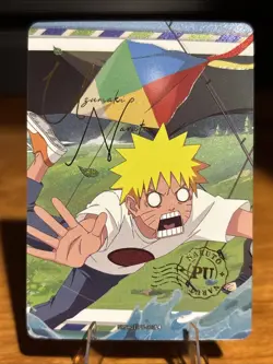 Naruto Uzumaki NRSA01-PU-003L4 Heavens Scroll English Naruto Kayou Card NM - Image 1