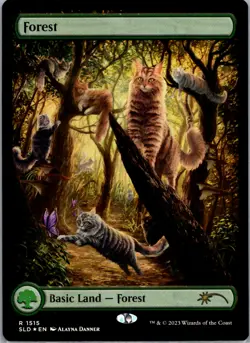Forest () Foil from Secret Lair Drop Series, #1515 in NM condition - Image 1