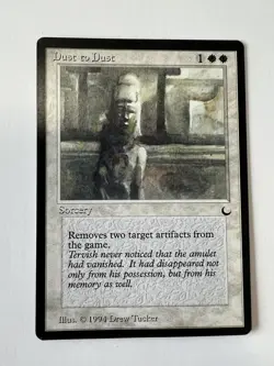 MTG Dust to Dust The Dark NM Never Played! - Image 1