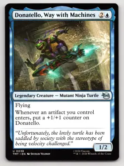 MTG Donatello Way with Machines Normal U Teenage Mutant Ninja Turtles TMT 38 NM - Image 1
