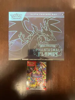 Pokemon TCG Phantasmal Flames ETB And Booster Bundle - Image 1
