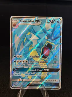 Gyarados GX 101/111 Rare Ultra Crimson Invasion Pokemon Holo Near Mint - Image 1