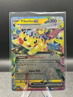 Pikachu EX 57/191 - Double Rare - Surging Sparks - Pokemon TCG NM - A4 - Image 1