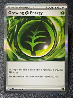 Growing Energy 086/088 - Holo Rare - Pokemon TCG: Perfect Order - English NM - Image 1