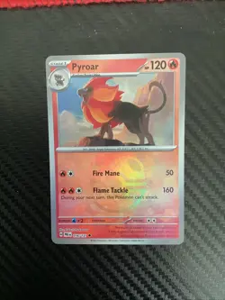 Pyroar 016/131 (Master Ball Pattern) Pokemon Prismatic Evolutions NM - Image 1