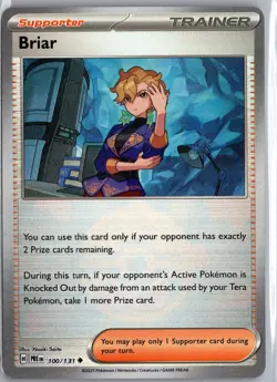 SV: Prismatic Evolutions #100/131 Briar (Poke Ball Pattern) Pokemon TCG - Image 1