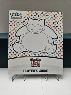 SCARLET & VIOLET 151 Players Guide - SNORLAX Cover ETB Booklet - Pokemon TCG - Image 1