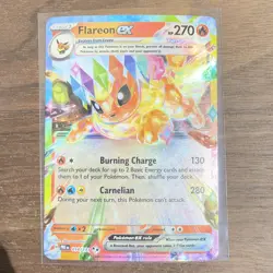 Flareon ex Double Rare SV: Prismatic Evolutions 014/131 2025 Pokemon TCG - Image 1