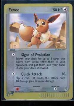 Eevee - Pokemon TCG 63/180 - Expedition - Reverse Holo [MP+/LP-] - Image 1