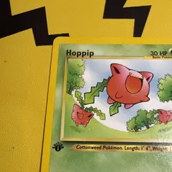 Pokemon - 1st Edition Neo Discovery Hoppip 55/75 LP - Image 2