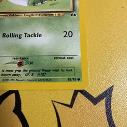 Pokemon - 1st Edition Neo Discovery Hoppip 55/75 LP - Image 5