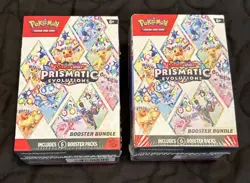 Pokemon TCG Prismatic Evolutions Factory Sealed Booster Bundle Lot Of 2 - Image 1