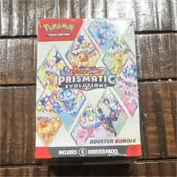 Pokemon Prismatic Evolutions Booster Bundle Box Eevee Umbreon Espeon English TCG - Image 1