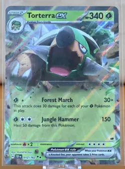 Pokemon TCG: Torterra ex - 12/162 - Dbl Rare - Temporal Forces - NM - Image 1