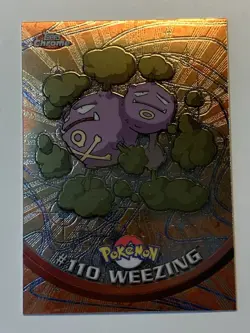 2000 Topps Chrome Pokemon Series 2 #110 Weezing (B) FREE COMBINED SHIPPING - Image 1