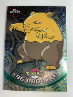 2000 Topps Chrome Pokemon Series 2 #96 Drowzee FREE COMBINED SHIPPING - Image 1