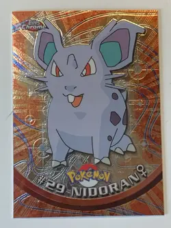 2000 Topps Chrome Pokemon Series 1 #29 Nidoran (C) FREE COMBINED SHIPPING - Image 1