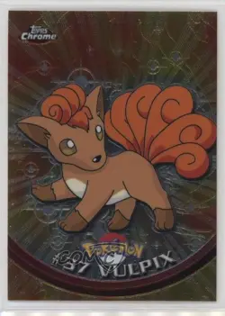 Vulpix Topps Chrome Pokemon TV Animation Edition #37 2000 - Image 1