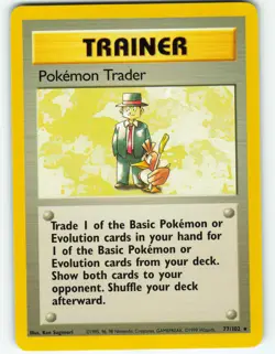Pokemon Trader - 77/102 Base Set - Pokemon TCG - 1999 - Image 1