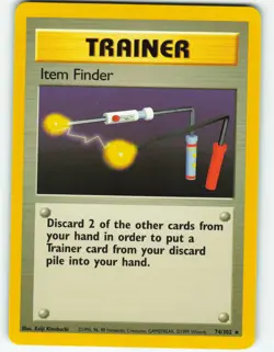 Item Finder - 74/102 Base Set - Pokemon TCG - 1999 - Image 1