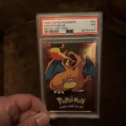 1999 Topps Pokemon CHARIZARD #6 MOVIE EDITION - FOIL # E6 - Image 1