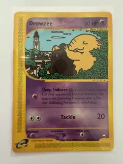 Pokemon TCG Drowzee Aquapolis 74a/147 Regular HP Vintage - Image 1
