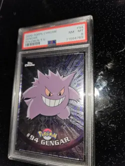 Gengar PSA 8 Pokemon Topps Chrome - Image 3