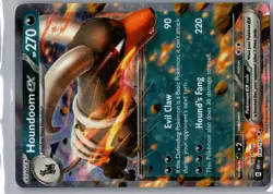 Houndoom ex 134/197 Double Rare Obsidian Flames Pokemon Near Mint - Image 1