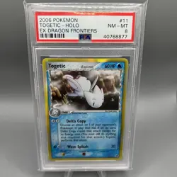 2006 Pokemon Togetic Holo PSA 8 EX Dragon Frontiers 11 Delta Species - Image 1