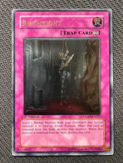 Yugioh Birthright 1st Edition Ultimate Rare STON-EN057 LP/NM - Image 1