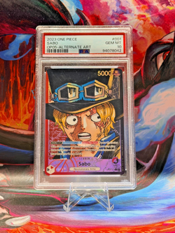 One Piece 2023 OP05-AWAKENING of the New Era Alternate Art #001 Sabo, PSA 10 - Image 1