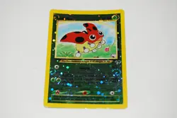 LEDYBA 7/18 Reverse Holo Multiple Swirls Pokemon Southern Islands Card - MP - Image 1