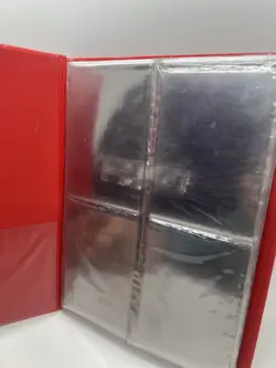 Vintage 2000 ToySite Red Pokemon TCG Charizard 4-Pocket Portfolio Card Binder - Image 4