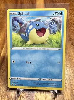 Spheal 037/198 Non Holo Common Chilling Reign Pokemon Card NM - Image 1
