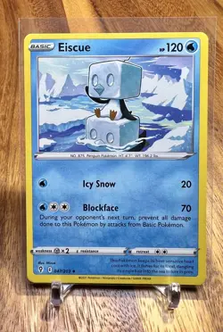 Eiscue 047/203 Evolving Skies Uncommon Pokemon Card NM - Image 1