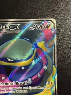 Alolan Muk GX Full Art Ultra Rare Holo Card Burning Shadows 138/147 NM - Image 3