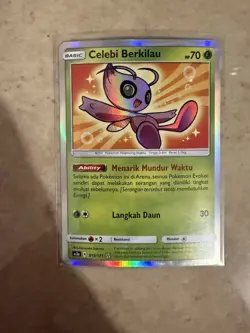 Celebi Berkilau 019/171 AS2a Shining Legends Holo Pokemon TCG Card Indonesia - Image 1